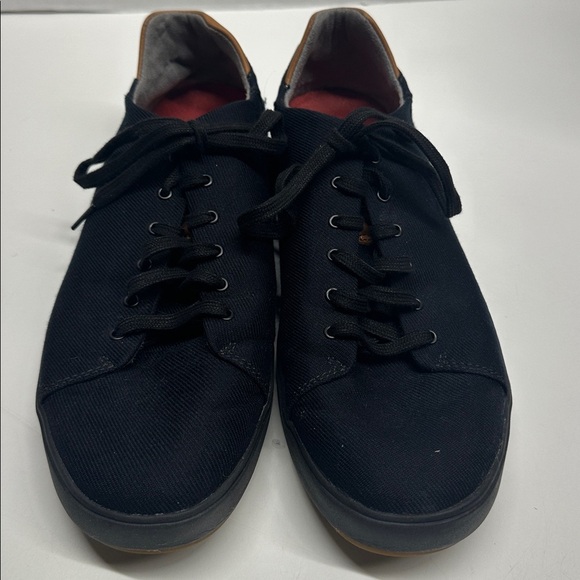 Olukai Lae’ahi Li’ Lowtop Sneakers Shoes Causal Textile Black Tan Men’s Size 11 main image 4